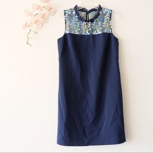 Karl Lagerfeld Embroidered Dress Size 8